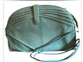 Vintage Made in Italy genuine Sage Green Leather cross body handbag