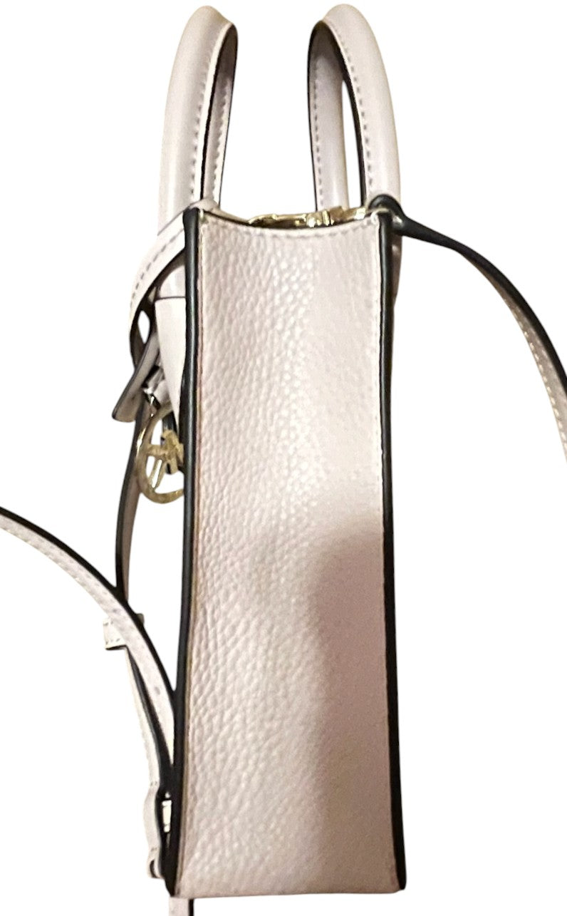 Michael Kors Mercer Extra-Small Logo Crossbody Bag | Pink & White