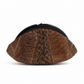 Vintage 1970s MARGOLM Italian Snakeskin Clutch | Bakelite Kiss-Lock