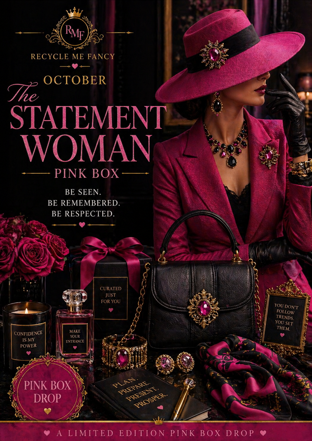 The Statement Woman Pink Box