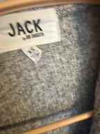 JACK by BB Dakota Heather Grey Asymmetrical Shawl-Collar Jacket — XS (Copy)