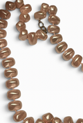 Rose Quartz Graduated Bead Necklace — Vintage Statement Piece