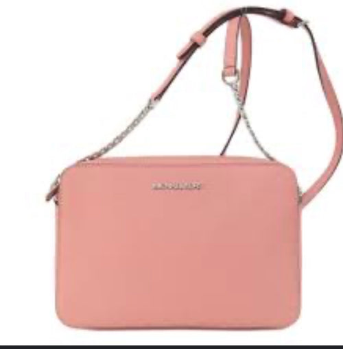 Bubble gum pink Michael Kors crossbody handbag