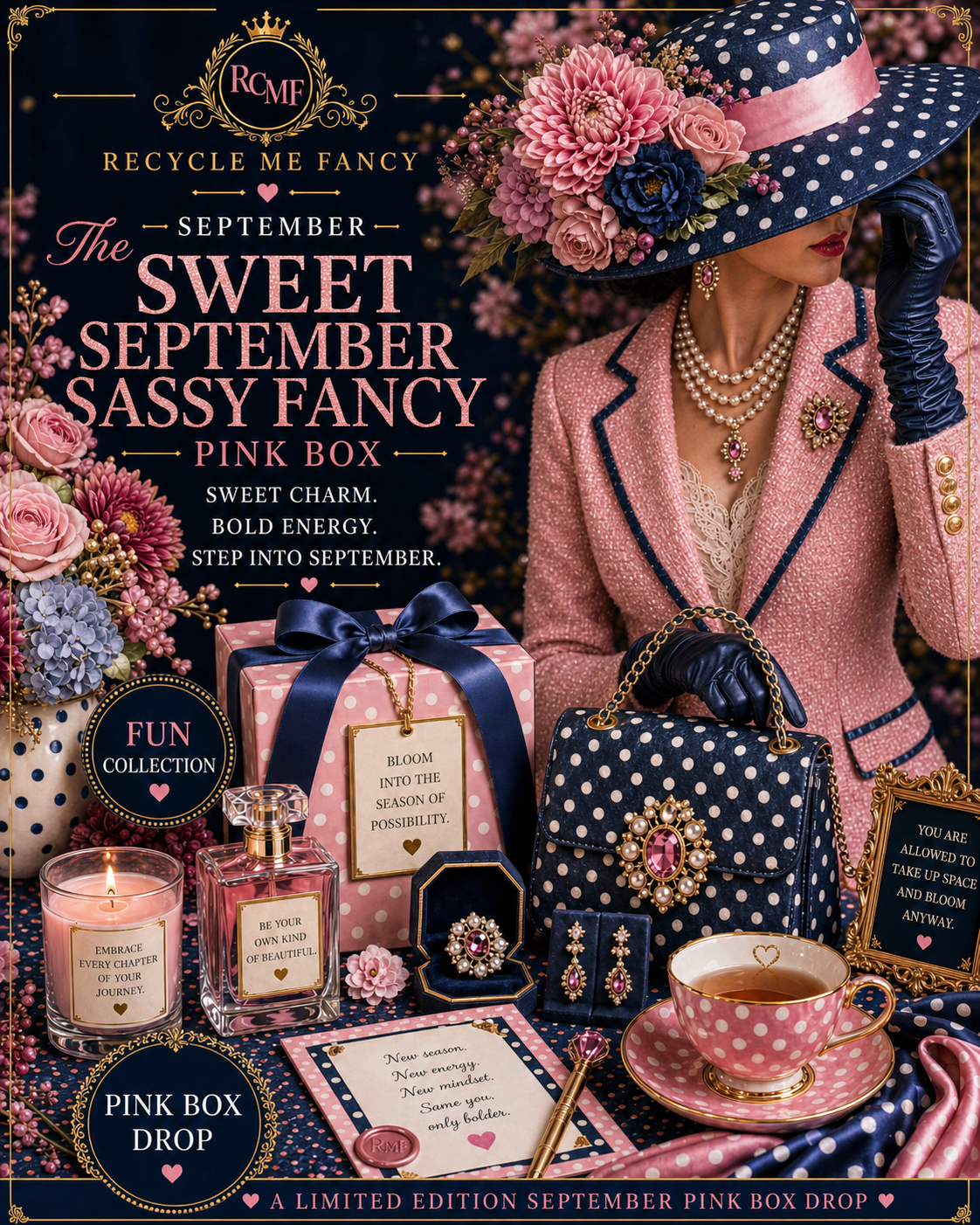 The Sweet September Sassy Fancy Pink Box