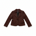 GRACE Vintage Black & Red Polka Dot Blazer — Size 12