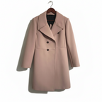 Gucci 2014 Runway Pink Wool Peacoat | Size 42