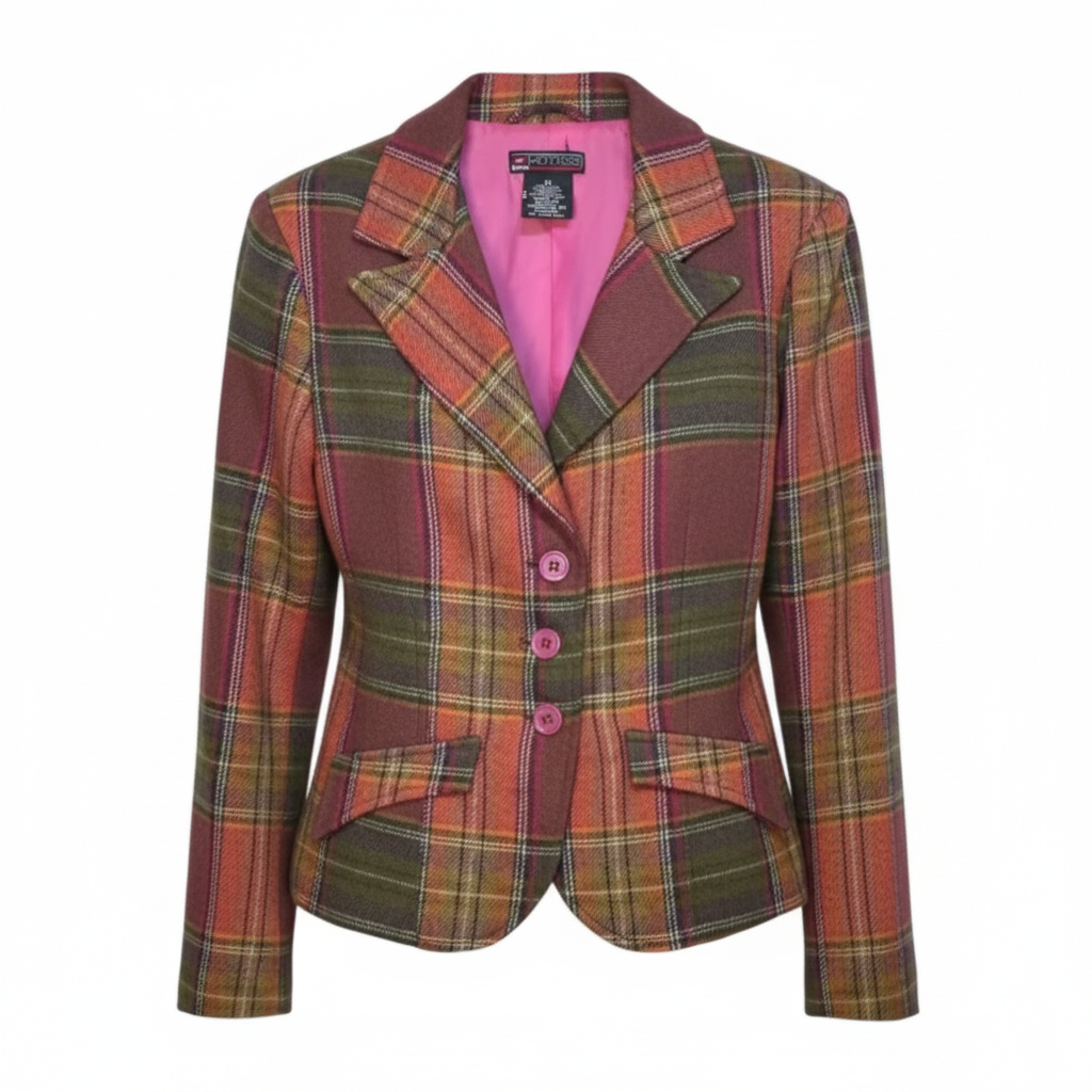 Hotkiss Plaid Blazer — Square Retry