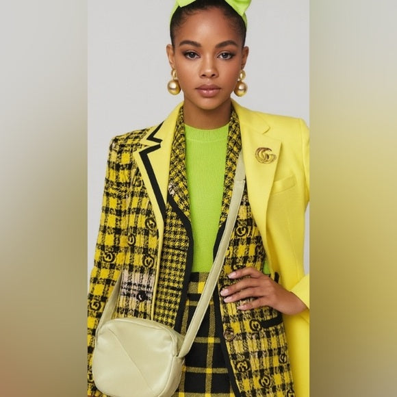 Boxy Crossbody Bag by Anthropologie -loved Fancy Butter yellow