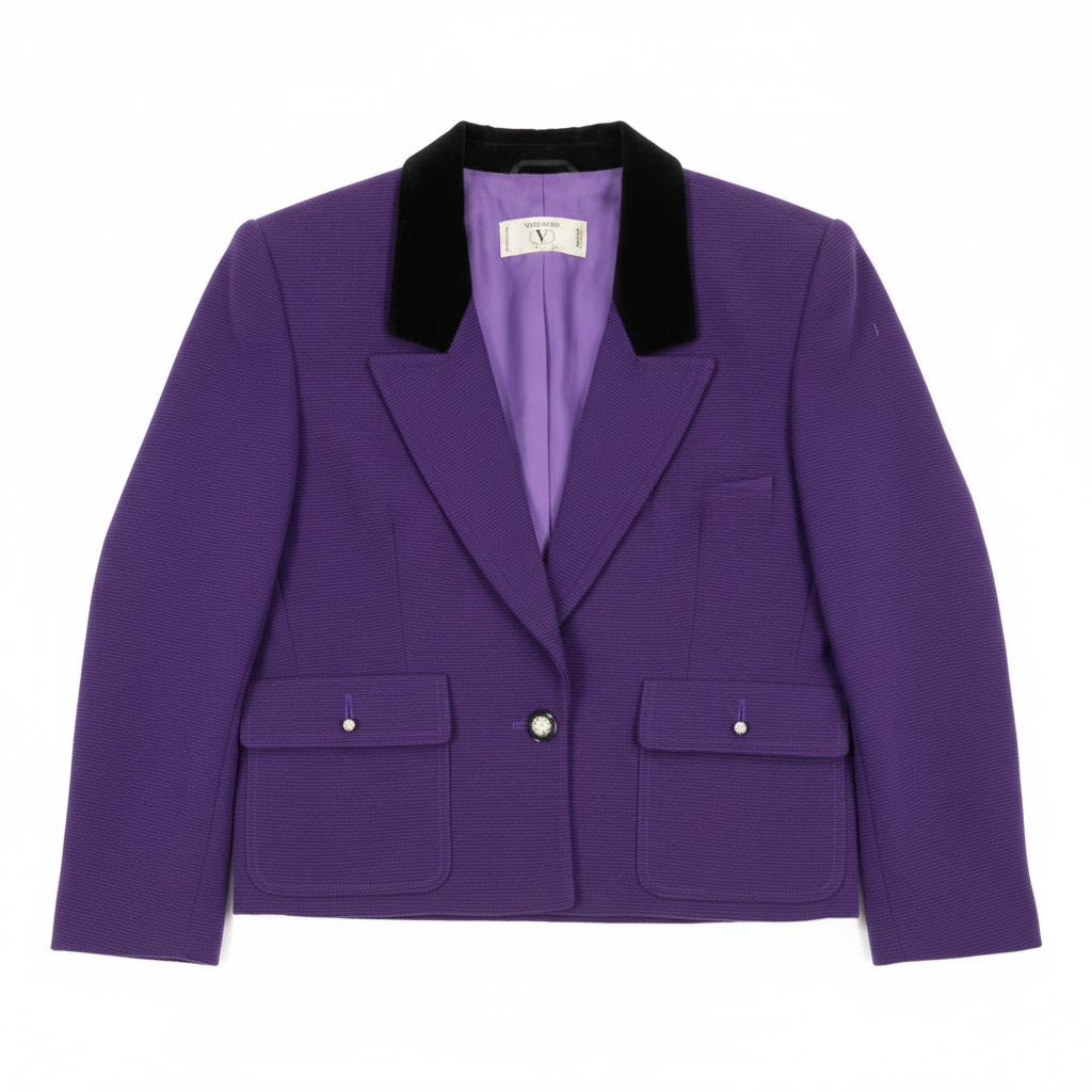 Valentino Purple Blazer — Square Product Shot